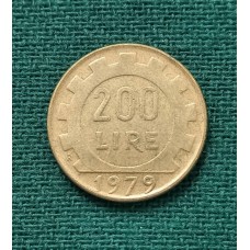 200 лир 1979 год. Италия.