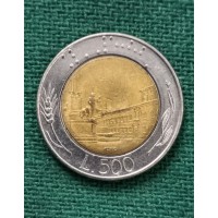 500 лир 1989 год. Италия
