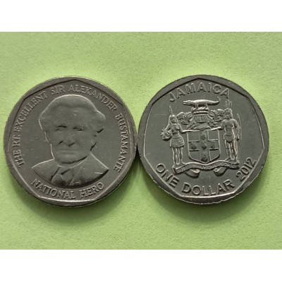 1 доллар 2012 год. Ямайка