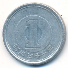 1 иена 1976 год. Япония