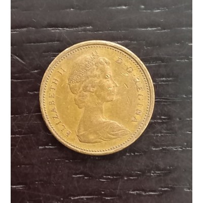 1 цент 1965 год. Канада. Кленовый лист
