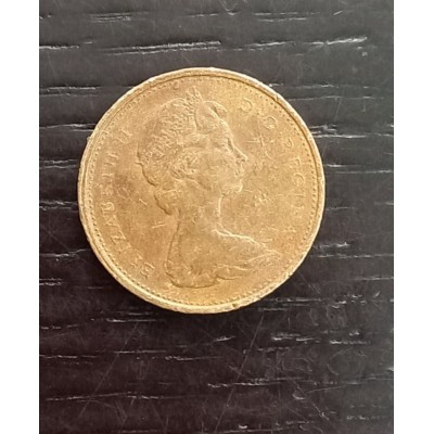 1 цент 1974 год. Канада. Кленовый лист