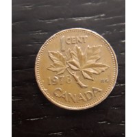 1 цент 1978 год. Канада. Кленовый лист
