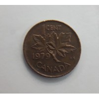 1 цент 1979 год. Канада. Кленовый лист