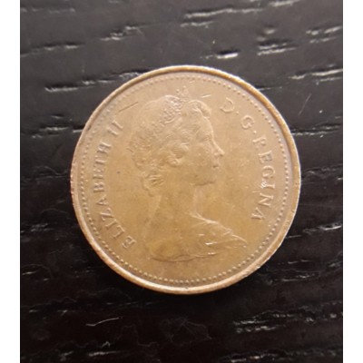 1 цент 1981 год. Канада. Кленовый лист