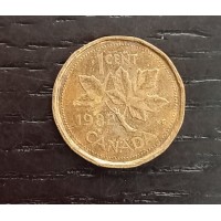1 цент 1982 год. Канада. Кленовый лист