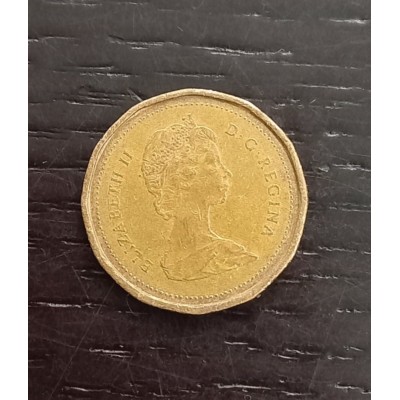 1 цент 1987 год. Канада. Кленовый лист