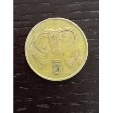 5 центов 1988 год. Кипр