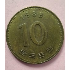 10 вон 1988 год. Южная Корея