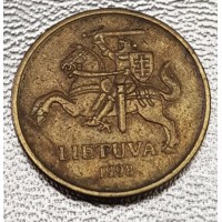 20 центов 1998 год. Литва. 