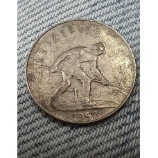 1 франк 1957 год. Люксембург