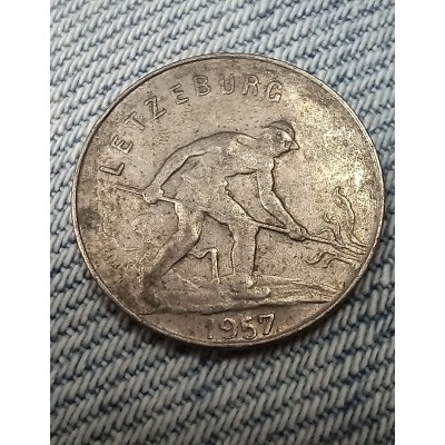 1 франк 1957 год. Люксембург