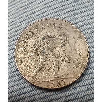 1 франк 1962 год. Люксембург