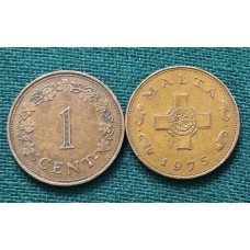 1 цент 1975 год. Мальта