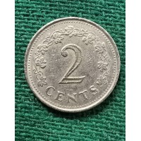 2 цента 1977 год. Мальта. Пентесилея (королева Амазонок)