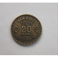 20 франков 1951год. Марокко