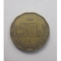 50 сентаво 1998 год. Мексика