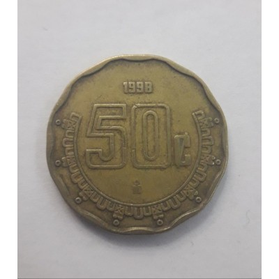 50 сентаво 1998 год. Мексика