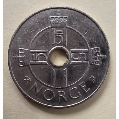 1 крона 1997 год. Норвегия
