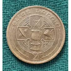 2 пенса 1995 год. Остров Мэн