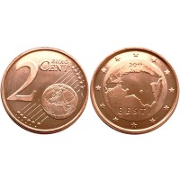 2 Евроцента 2011 год. Эстония
