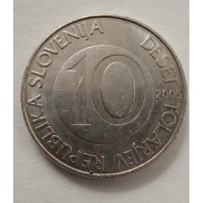 10 толаров 2005 год. Словения