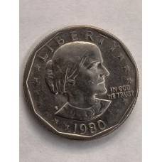 1 доллар 1980 год. США. Сьюзен Энтони. (S)