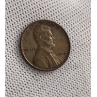 1 цент 1946 год. США. Авраам Линкольн (регулярный чекан)