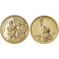 1 доллар 2020 год. США. Американские инновации. Септима Пуансетт Кларк (P)