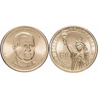 1 доллар 2014 год. США. Герберт Кларк Гувер 31-й президент ( Р) 