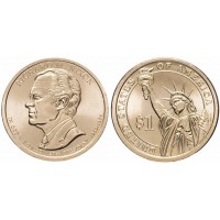 1 доллар 2016 год. США. Ричард Никсон. 37-й президент (Р)