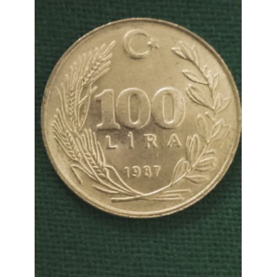 100 лир 1987 год. Турция.
