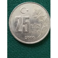 25 бин лир 2000 год. Турция.
