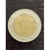 50 куруш 2017 год. Турция
