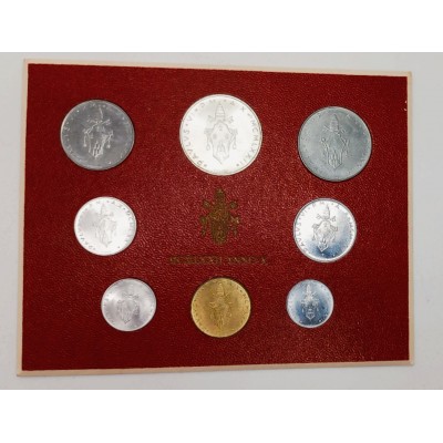 Набор из 8-ми монет 1972 год. Ватикан (в буклете)