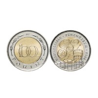 100 форинтов 2022 год. Венгрия. Венгерский музей денег 