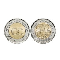 100 форинтов 2022 год. Венгрия. Венгерский музей денег 