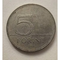 5 форинтов 2010 год. Венгрия
