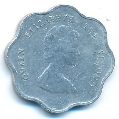 5 центов 2000 год Восточные Карибы. 
