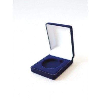 Футляр для одной монеты в капсуле (диаметр 44 мм) синий