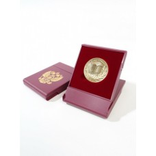 Футляр пластиковый для одной монеты, медали (диаметр 40 мм) с гербом