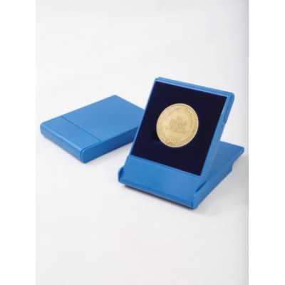 Футляр пластиковый для одной монеты, медали (диаметр 40 мм)