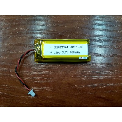 Аккумулятор (LiPo) 630 mAh для пинпоинтера XP WS2, WS3, WS4, WS5