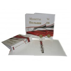 Альбом для монет Польши, 230х270мм, без листов Альбом для монет Польши, 230х270мм, без листов