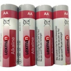 Батарейки алкалиновые LEXMAN AA, 4 шт.