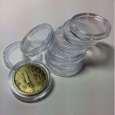 Капсулы для монет Ø 20,5 мм (внешний диаметр 23,2 мм)