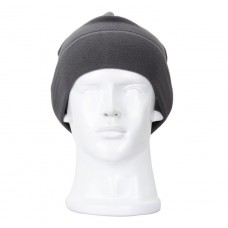 Шапка флисовая Dark grey, новая
