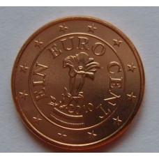 1 евроцент 2010 год. Австрия