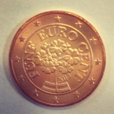5 евроцентов 2013 год. Австрия