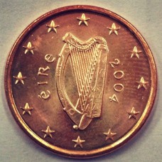 1 Евроцент 2004 год. Ирландия